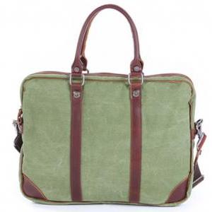 Coral Green Canvas Bag Canvas Messe..