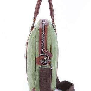 Coral Green Canvas Bag Canvas Messe..
