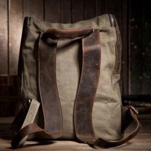 Canvas Backpacks Canvas Bag Student..