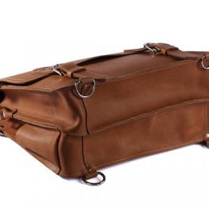 High Quality Leather Messenger Bag /business Brown..