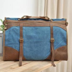 Thanksgiving Gift - Blue Canvas Bag..