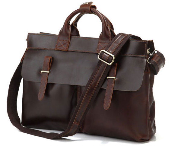 Brown Leather Messenger Bag Men's Leather Bags Messenger Bags Laptop Bag Business Men's Briefcase