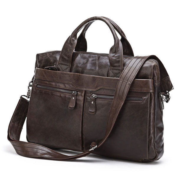 Handmade Leather Bags Leather Handbag Laptop Bag Business Bag For Men Office Bags