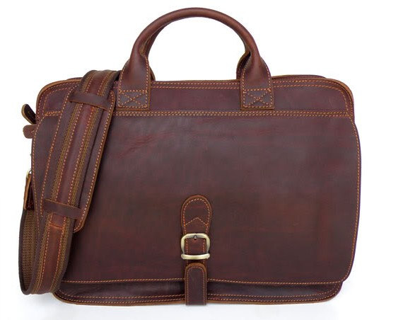 Handmade Leather Messenger Bag Men's Leather Briefcase Leather Business Messenger Bag Laptop Bag Man's Handbags